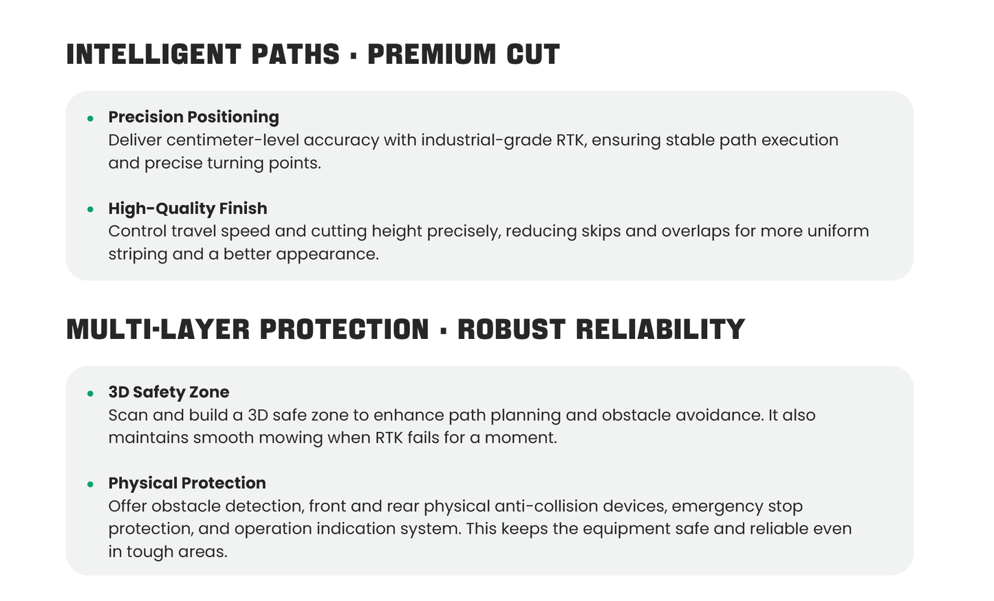 AI Robotic Mower System